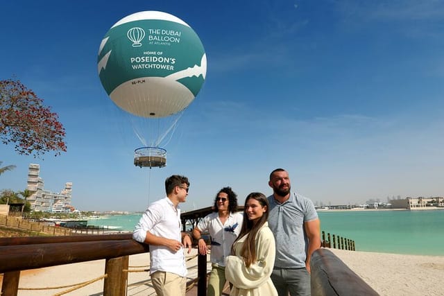 Aerial Adventure in a Tethered Balloon on Palm Jumeirah, Atlantis - Photo 1 of 12